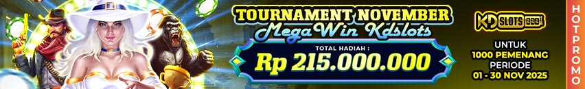 KDSLOTS X TOURNAMENT MEGA WIN NOVEMBER