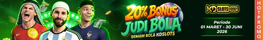 KDSLOTS X BONUS MEMBER BARU 20% JUDI BOLA