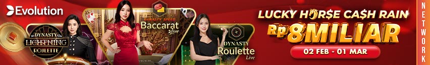 KDSLOTS X EVOLUTION LUCKY HORSE CASH RAIN
