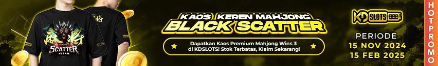 KDSLOTS X KAOS VIRAL BLACK SCATTER MAHJONG