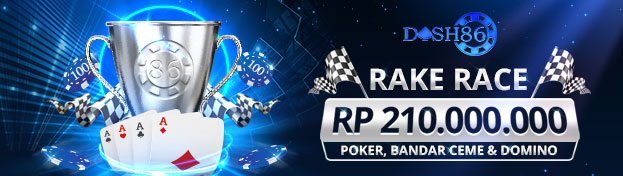 RAKE RACE POKER Leaderboard dari DASH86
