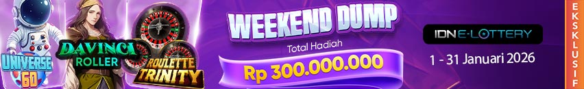 KDSLOTS X IDN E-LOTTERY WEEKEND DUMP