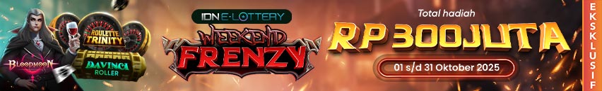 KDSLOTS X IDN E-LOTTERY WEEKEND FRENZY
