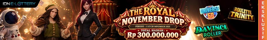 KDSLOTS X IDN E-LOTTERY THE ROYAL NOVEMBER DROP