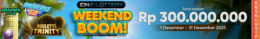 KDSLOTS X IDN E-LOTTERY WEEKEND BOOM!