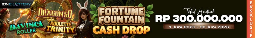 KDSLOTS X IDN E-LOTTERY FORTUNE FOUNTAIN CASH DROP
