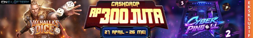 KDSLOTS X E-LOTTERY CYBER PINBALL & VALHALLA’S DICE CASH DROP