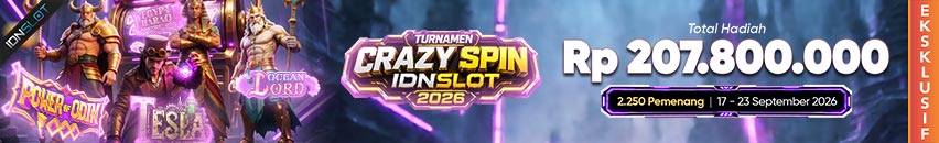 KDSLOTS X IDNSLOT TURNAMEN CRAZY SPIN 2026
