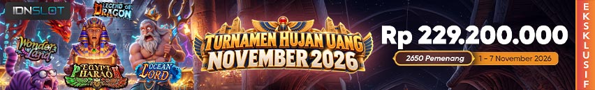 KDSLOTS X IDNSLOT TURNAMEN HUJAN UANG NOVEMBER 2026