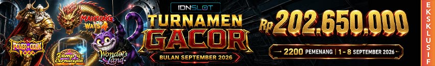 KDSLOTS X IDNSLOT TURNAMEN GACOR BULAN SEPTEMBER 2026
