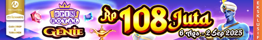 KDSLOTS X MG TOURNAMENT & CASHDROP SPIN ROYAL GENIE