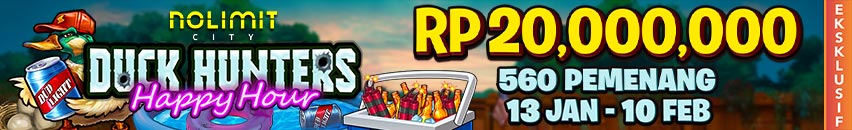 KDSLOTS X NOLIMIT CITY DUCK HUNTERS HAPPY HOUR CASH DROP