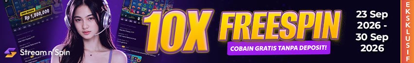 KDSLOTS X STREAM AND SPIN DAPATKAN 10X FREESPIN