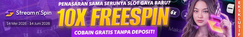KDSLOTS X STREAM N’ SPIN 10X FREESPIN